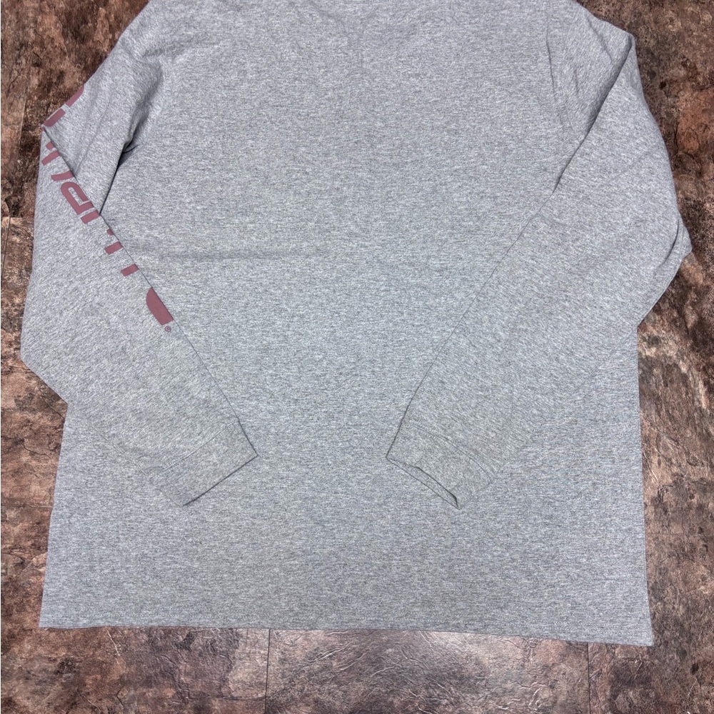 Carhartt Heather Gray Men's Short Sleeve Tee - Picture 2 of 4